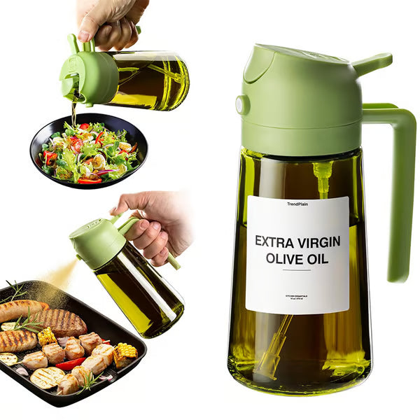 🎁HOT SALE 49% OFF💕2 in 1 Glass Oil Sprayer & Dispenser🔥