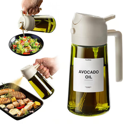 🎁HOT SALE 49% OFF💕2 in 1 Glass Oil Sprayer & Dispenser🔥